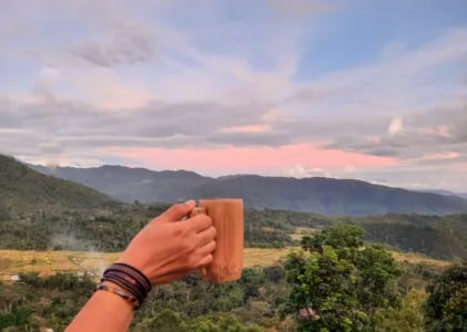 Tatapan Kopi Senja