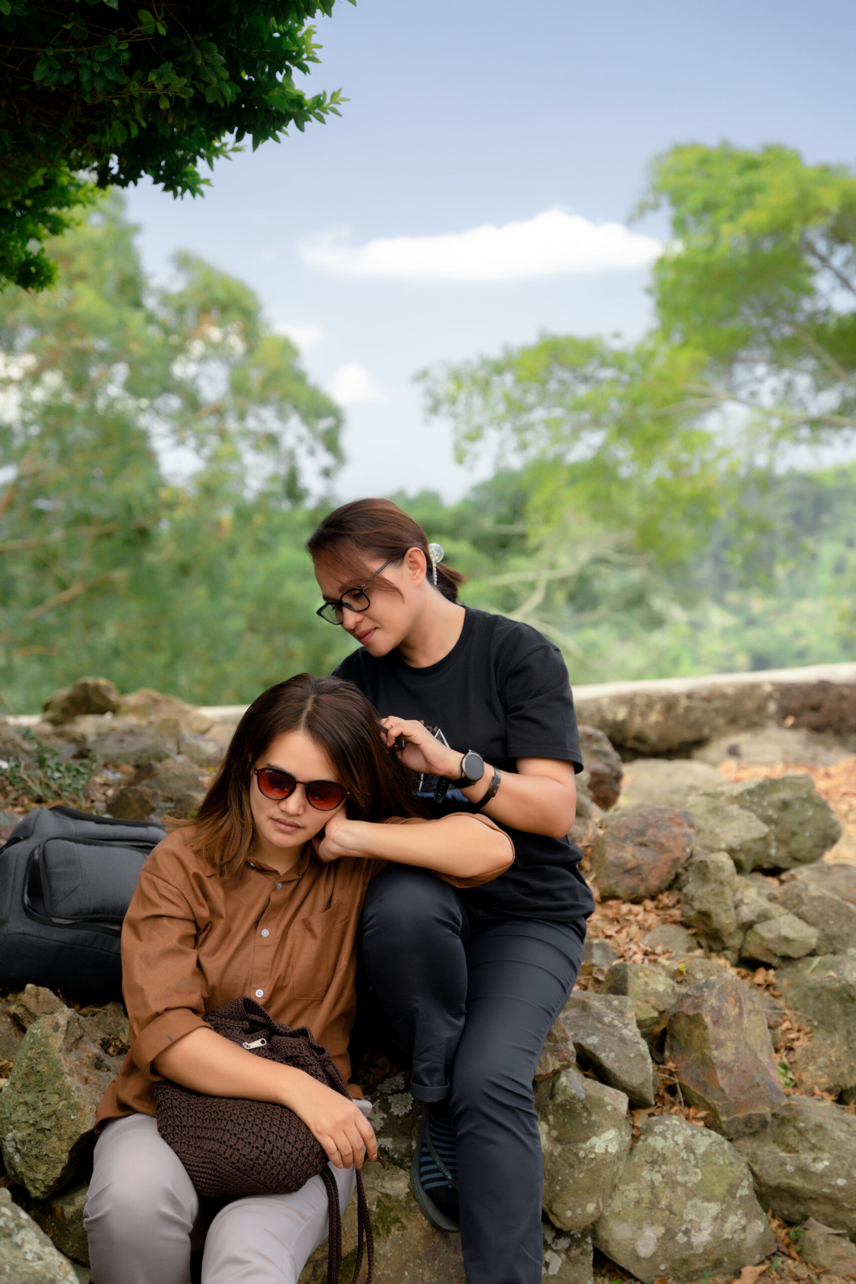 woman talking to each other